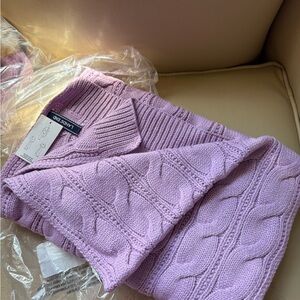 NWT Lands' End Women’s Drifter Cable Knit Scarf